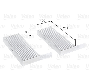 Filtr, vzduch v interiéru VALEO 715808