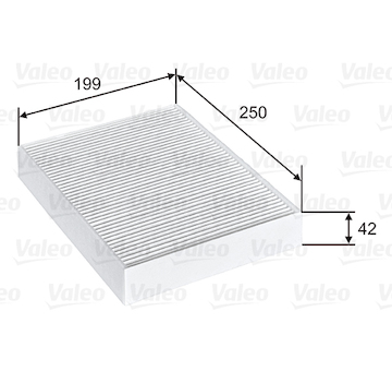 Filtr, vzduch v interiéru VALEO 715815