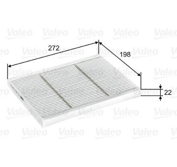 Filtr, vzduch v interiéru VALEO 716067