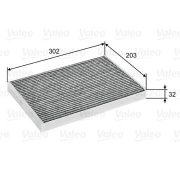 Filtr, vzduch v interiéru VALEO 716069