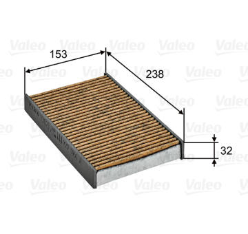 Filtr, vzduch v interiéru VALEO 701025