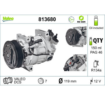 Kompresor, klimatizace VALEO 813680