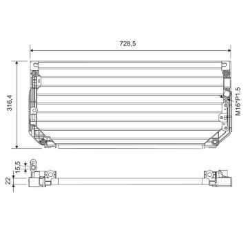 Kondenzátor klimatizácie VALEO 812697