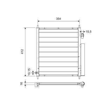 Kondenzátor klimatizácie VALEO 812719