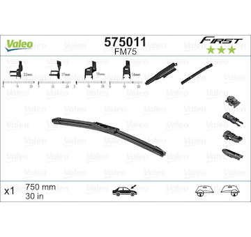 List stěrače VALEO 575011