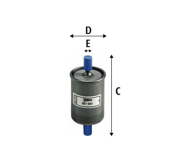 Palivový filtr VALEO 587003