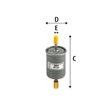 Palivový filter VALEO 587008