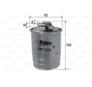 palivovy filtr VALEO 587076