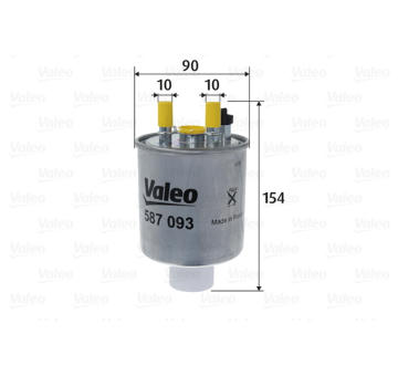 palivovy filtr VALEO 587093