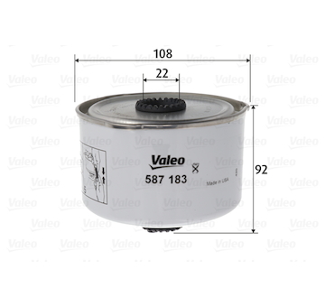 palivovy filtr VALEO 587183