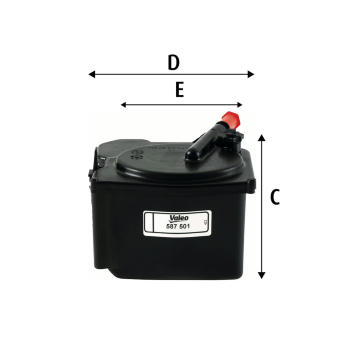 Palivový filtr VALEO 587501