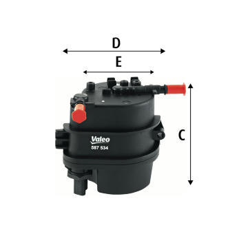 Palivový filtr VALEO 587534