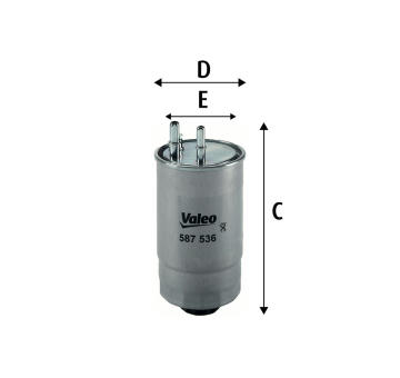 Palivový filter VALEO 587536