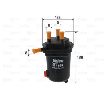 palivovy filtr VALEO 587539