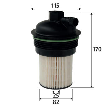 palivovy filtr VALEO 587950