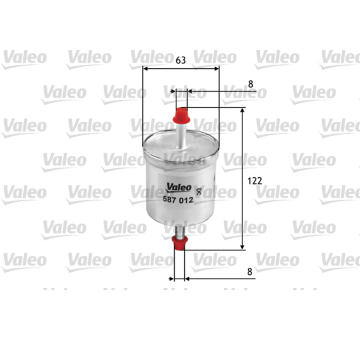 Palivový filtr VALEO 587012