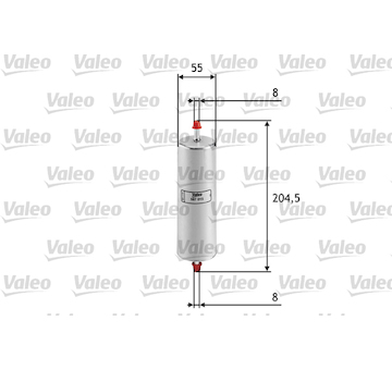 palivovy filtr VALEO 587015