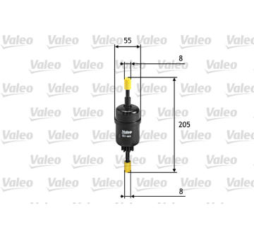 palivovy filtr VALEO 587023