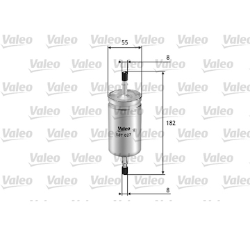 Palivový filtr VALEO 587027