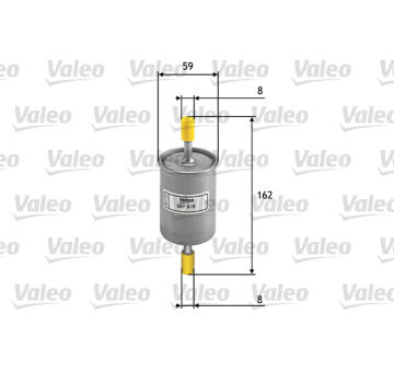 palivovy filtr VALEO 587028