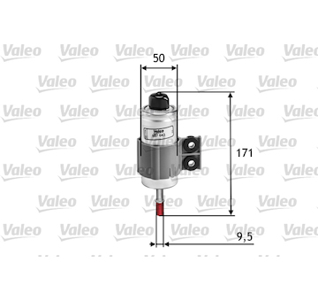 palivovy filtr VALEO 587043