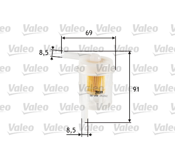 palivovy filtr VALEO 587048