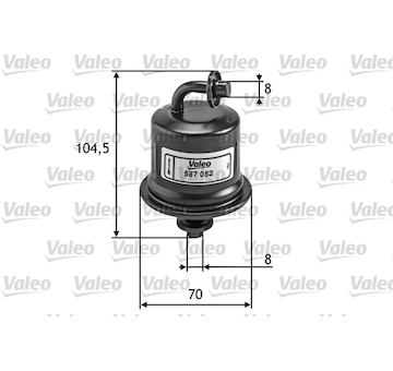 palivovy filtr VALEO 587052