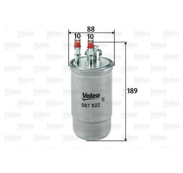 Palivový filter VALEO 587522