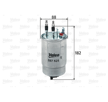 Palivový filtr VALEO 587525