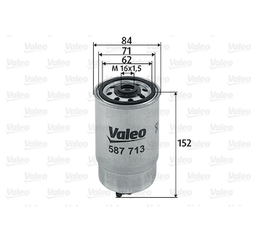 palivovy filtr VALEO 587713