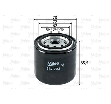 Palivový filter VALEO 587723