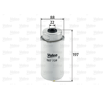 palivovy filtr VALEO 587739