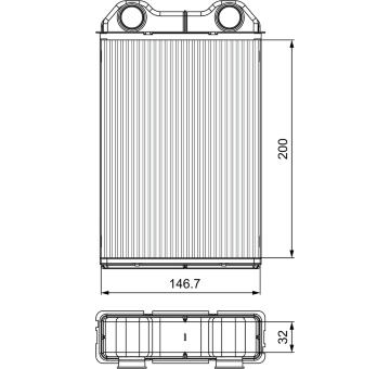 Vymenik tepla, Vnitrni vytapeni VALEO 811533