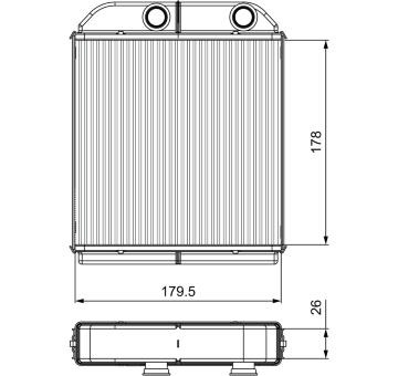 Vymenik tepla, Vnitrni vytapeni VALEO 811538