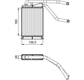 Vymenik tepla, Vnitrni vytapeni VALEO 811546