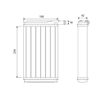 Vymenik tepla, Vnitrni vytapeni VALEO 812034