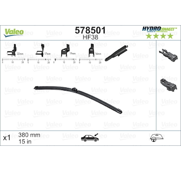 List stěrače VALEO 578501