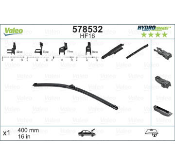 List stěrače VALEO 578532