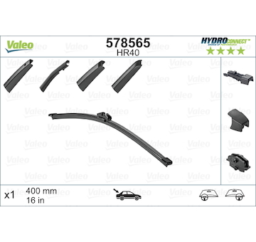 List stěrače VALEO 578565