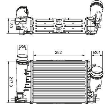 chladič turba VALEO 817175