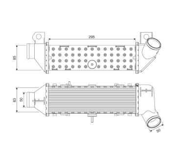 chladič turba VALEO 817766