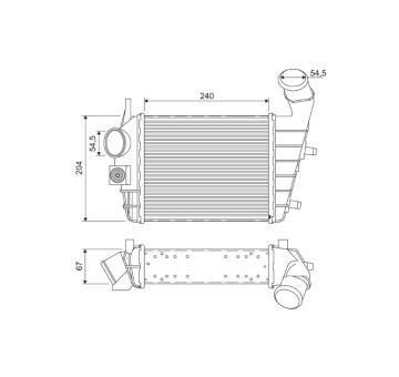 Chladič turba VALEO 817861