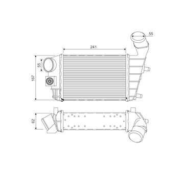 chladič turba VALEO 817862