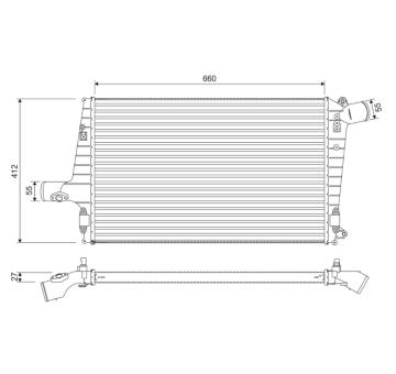 Chladič turba VALEO 817865