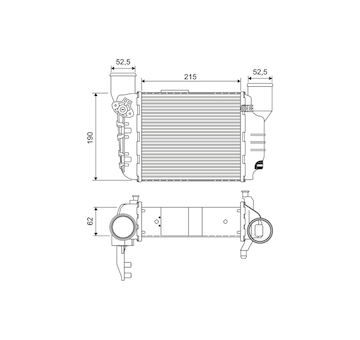 chladič turba VALEO 817867