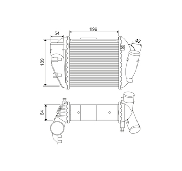 chladič turba VALEO 817870