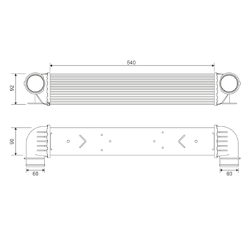 chladič turba VALEO 817877