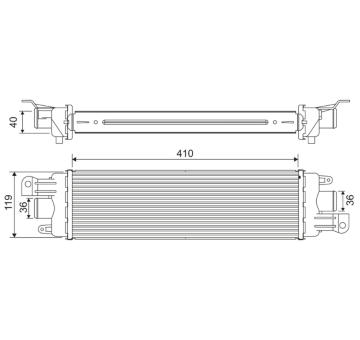 Chladič turba VALEO 818229