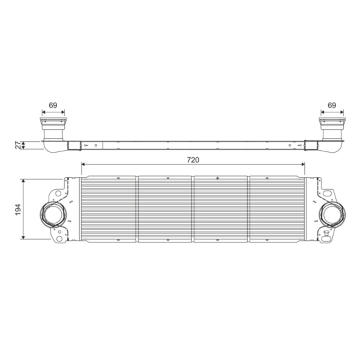 chladič turba VALEO 818272