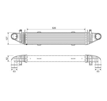 Chladič turba VALEO 818276